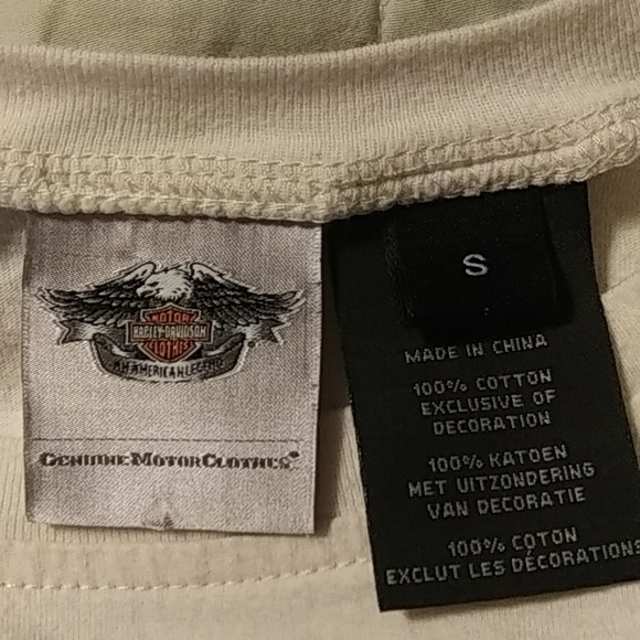 Women's Genuine Motor Clothes Embellished Harley T Shirt - Picture 5 of 5